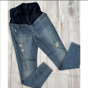 Isabel Maternity Distressed Jeans